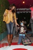 Brooke Burke and son Shaya Charvet at the Harajuku Mini Collection for Target launch