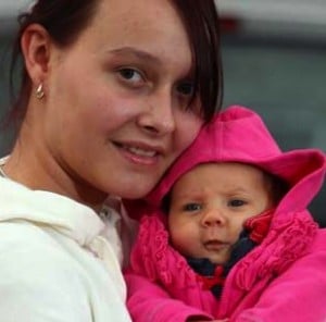 Emma French and daughter Eva