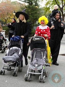 Naomi Watts and Liev Schreiber out with sons Sammi and Sasha for Halloween in NYC
