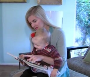 Heather Simonsen with daughter London