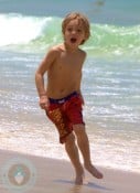 Jayden James Federline at the Beach in Rio