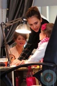 Jessica Alba and Honor Warren at the SPA 3