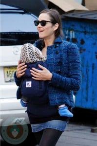 Marion Cotillard and son Marcel out in NYC