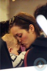 Marion Cotillard cuddles her son Marcel in NYC