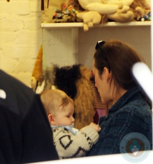 Marion Cotillard with son Marcel in NYC