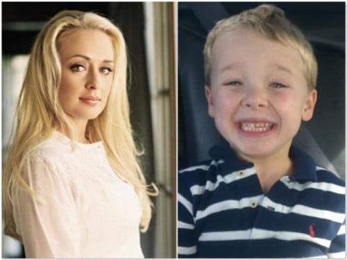 Mindy McCready and son Zander McCready