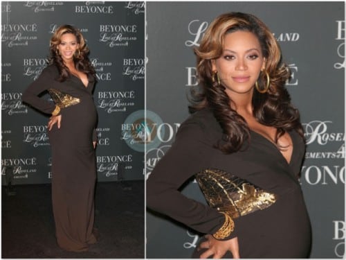 Pregnant Beyonce in New York City