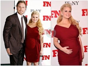 Pregnant Jessica Simpson & Eric Johnson on the red carpet in NYC