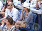 Pregnant Keri Russell and Shane Deary  At US Open 3