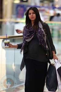 Pregnant Roselyn Sanchez out shopping