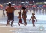 Sean P & Jayden James Federline at the Beach in Rio