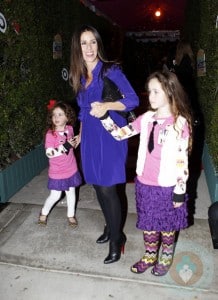 Soleil Moon Frye and daughters Poet and Jagger at Harajuku Mini Collection for Target