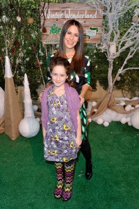 Soleil Moon Frye with daughter Poet at Baby2Baby event