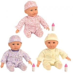 You & Me Interactive Play & Giggle Triplet Dolls