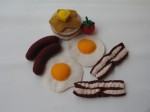 felt bacon and egg set