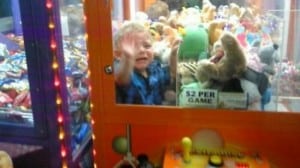 toddler trapped inside vending machine australia