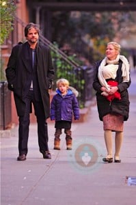Gretchen Mol with daughter Winter, son Ptolemy and husband Tod ‘Kip’ Williams