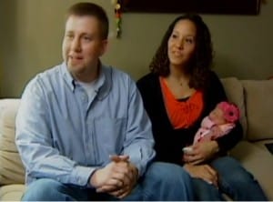 Chris and Mary ward with their daughter Ashlyn