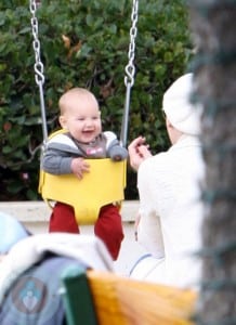 P!nk and daughter Willow At the park