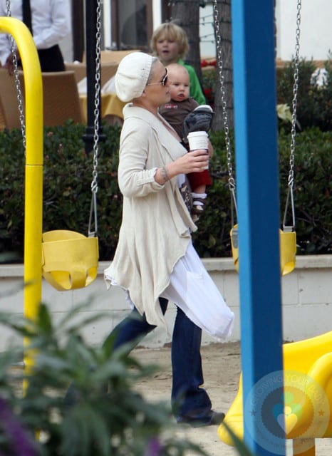 P!nk and daughter Willow At the park