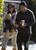 Selma Blair with Jason Bleick and son Arthur