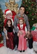 Gilles and his daughters Marini Santa's Secret Workshop Event