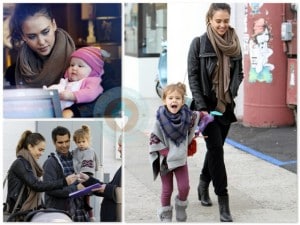 Jessica Alba and Cash Warren Christmas Shop With Their Girls