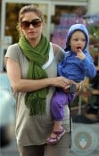 Pregnant Rebecca Gayheart and daughter Billie out in LA