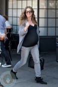 Pregnant Rebecca Gayheart in Beverly Hills