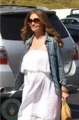 Pregnant Rebecca Gayheart out in LA