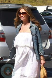 Pregnant Rebecca Gayheart out in LA