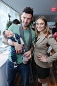 Spencer Grammer and husband James Hesketh with son Emmett Emmanual Hesketh