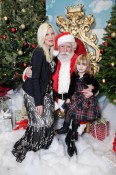 Tori Spelling and Stella McDermott at Santa's Secret Workshop