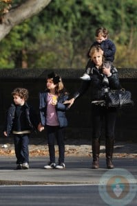 Elisabeth Hasselbeck with kids Isaiah, Taylor and Grace Hasselbeck