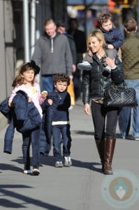 Elisabeth Hasselbeck with kids Isaiah, Taylor and Grace Hasselbeck
