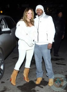 Nick Cannon and Mariah Carey on NYE