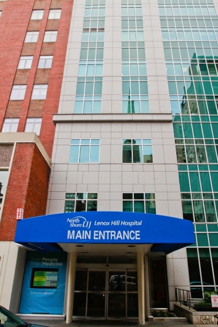 Main Entrance Lenox hill hospital