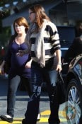 pregnant moms Jennifer Garner and Marla Sokoloff in LA