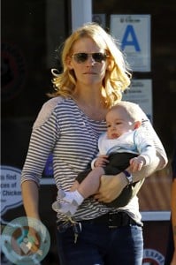 January Jones and her son Xander out in LA 2