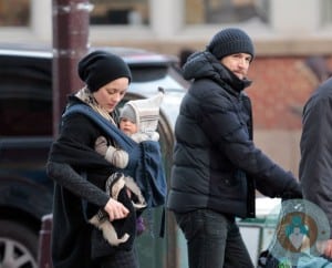 Marion Cotillard & Guillaume Canet with son Marcel out in SoHo