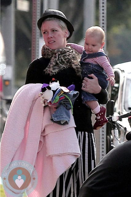 Pink with daughter Willow @ Venice beach