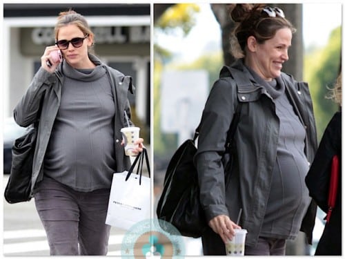Pregnant Jennifer Garner meets friends for lunch