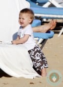 Zachary Furnish-John on the beach in Hawaii