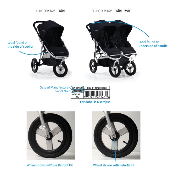 Bumbleride Indie and Indie Twin Recall image