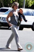 Ali Larter And Theodore Head To A Playdate in LA