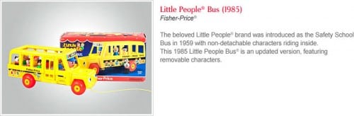 FAO Schwarz Historic Toy Gallery Fisher-Price School Bus