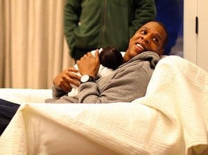 Jay Z and daughter Blue Ivy