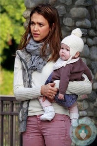 Jessica Alba @ the park with daughter Haven