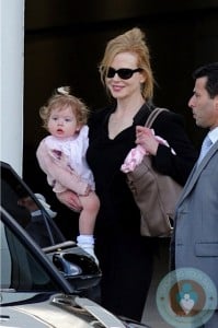 Nicole Kidman & daughter Faith Urban in Sydney