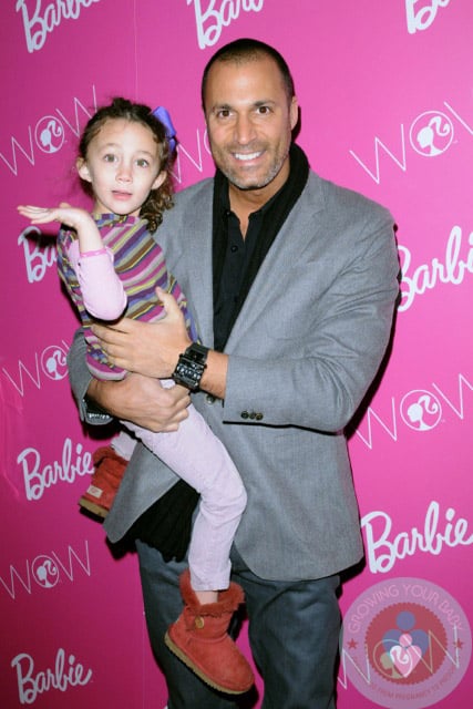 Nigel Barker with daughter Jasmin at Barbies closet event